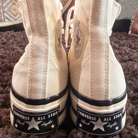 CONVERSE CHUCK 70 PLUS HI TOP - EGRET/BLACK/EGRET - 7.5 W / 9.5 M - Picture 8 of 12